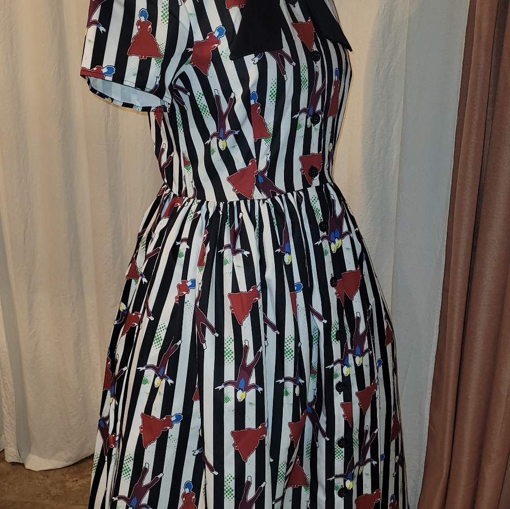 Beetlejuice Wedding Nightmare Cora Swing Dress - Picture 7 of 11